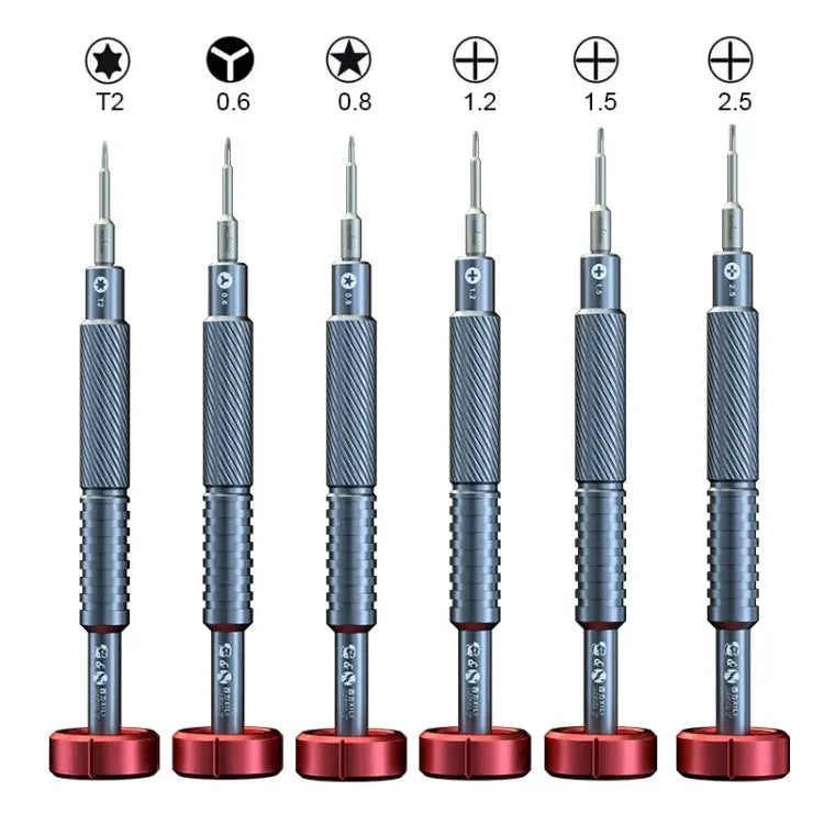 MECHANIC&XILI META Y 6 in 1 Alloy Magnetic Screwdriver Set for Mobile Phone Repair 6 in 1 - 6 in 1