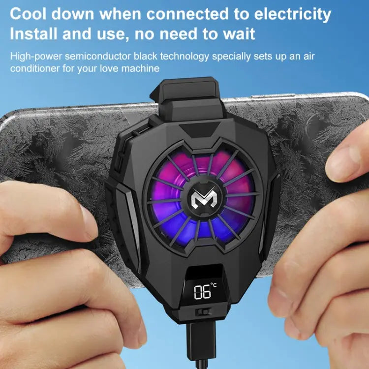 MEMO Semiconductor Cooling Mobile Phone Radiator with Colorful Lights DL05 DL06