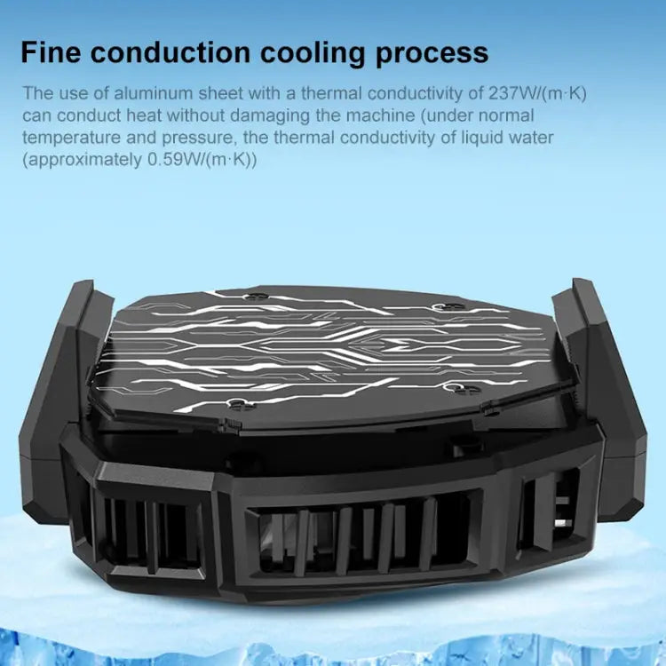 MEMO Semiconductor Cooling Mobile Phone Radiator with Colorful Lights DL05 DL06