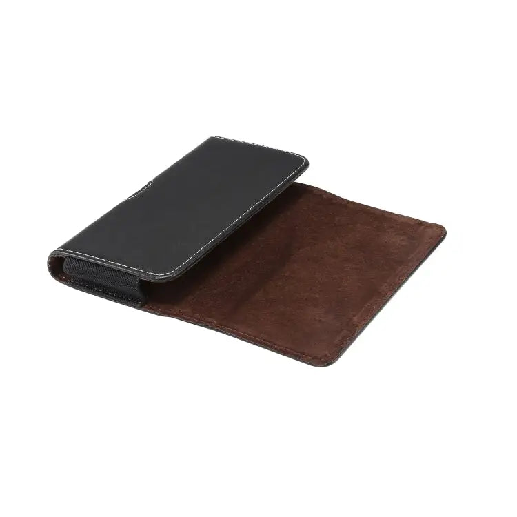 Men Lambskin Texture Multi-functional Universal Mobile Phone Waist Pack Leather Case for 5.5 Inch or Below Smartphones