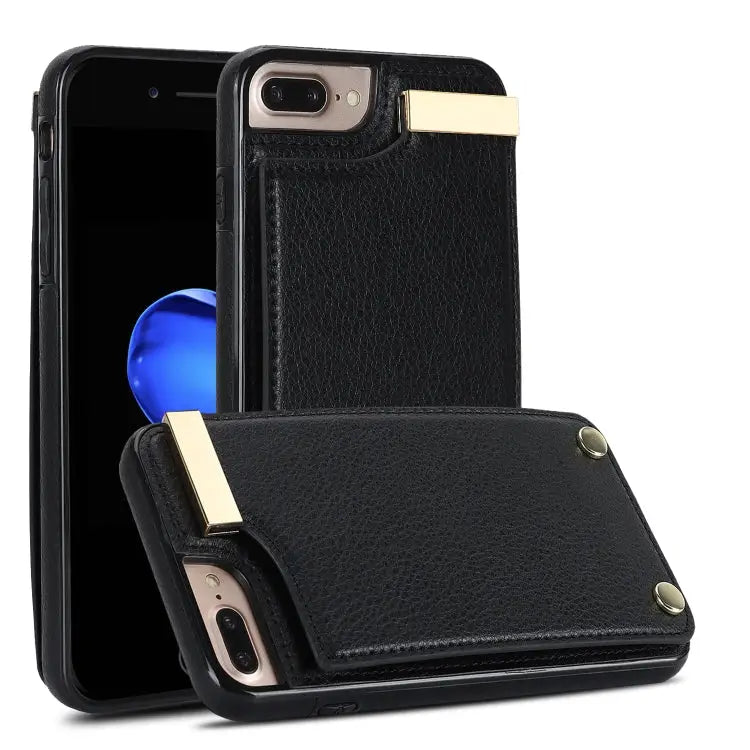 Metal Buckle Card Slots Phone Case For iPhone 11 For iPhone 11 Pro For iPhone XS Max For iPhone 8 Plus / 7 Plus