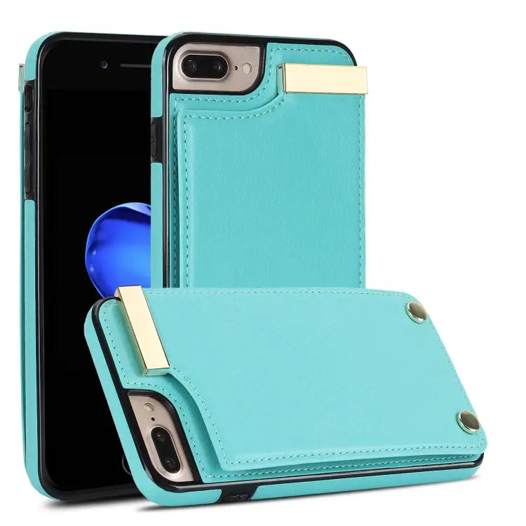 Metal Buckle Card Slots Phone Case For iPhone 11 For iPhone 11 Pro For iPhone XS Max For iPhone 8 Plus / 7 Plus