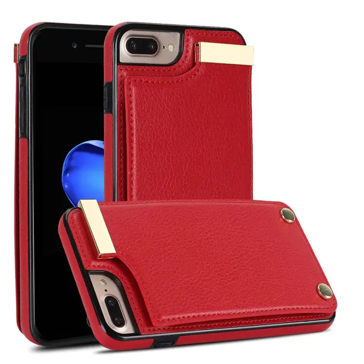 Metal Buckle Card Slots Phone Case For iPhone 11 For iPhone 11 Pro For iPhone XS Max For iPhone 8 Plus / 7 Plus