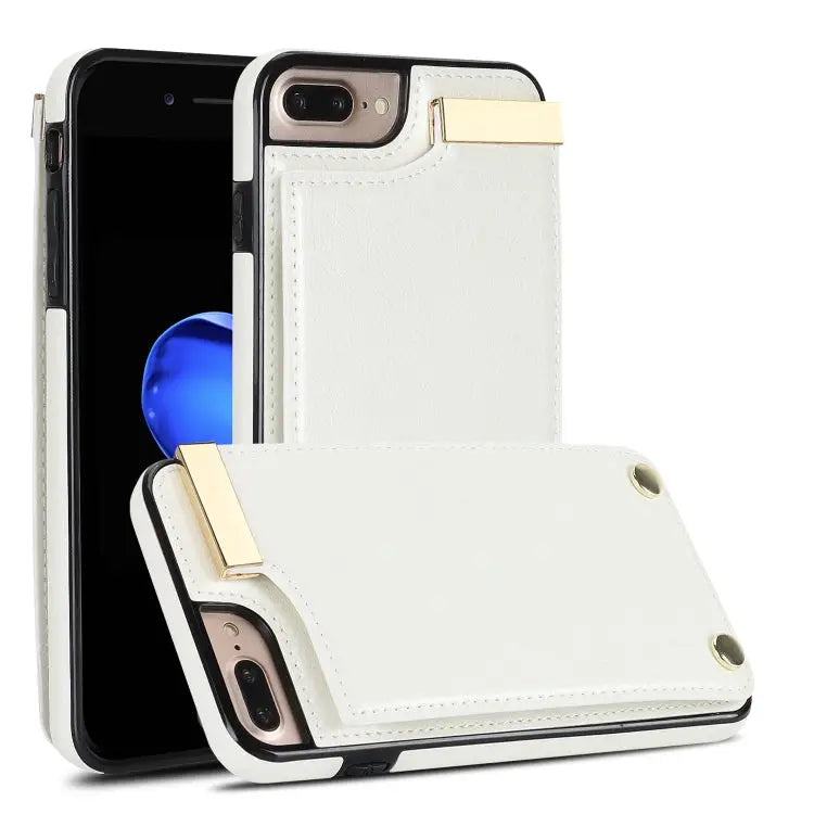 Metal Buckle Card Slots Phone Case For iPhone 11 For iPhone 11 Pro For iPhone XS Max For iPhone 8 Plus / 7 Plus