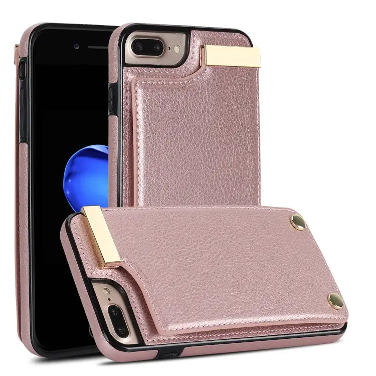 Metal Buckle Card Slots Phone Case For iPhone 11 For iPhone 11 Pro For iPhone XS Max For iPhone 8 Plus / 7 Plus
