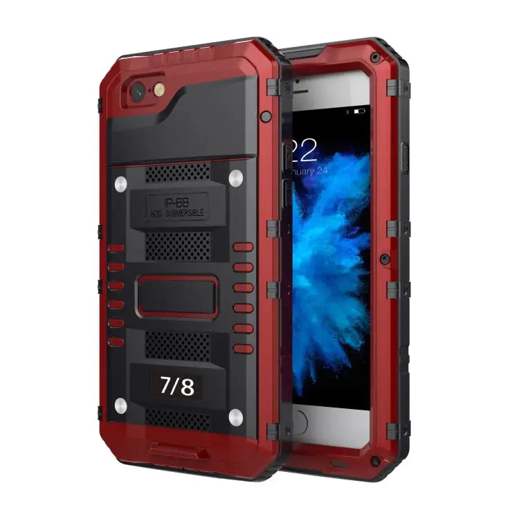 Metal + Silicone Phone Case with Screen Protector For iPhone 12 For iPhone 12 Pro For iPhone 12 Pro Max For iPhone SE