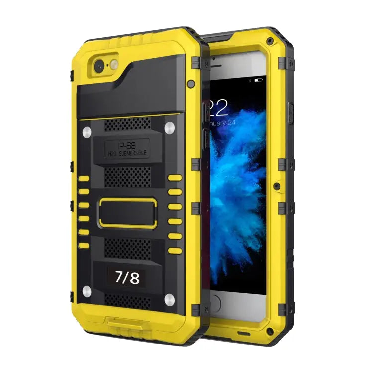 Metal + Silicone Phone Case with Screen Protector For iPhone 12 For iPhone 12 Pro For iPhone 12 Pro Max For iPhone SE