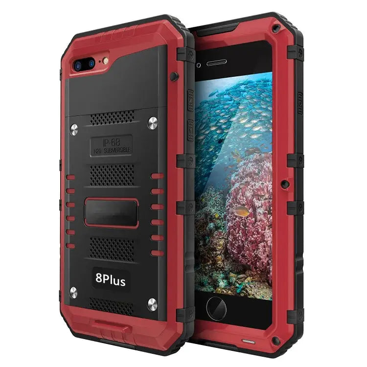 Metal + Silicone Phone Case with Screen Protector For iPhone 12 For iPhone 12 Pro For iPhone 12 Pro Max For iPhone SE