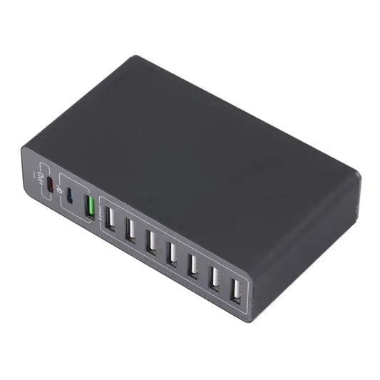 MFT-03Q 10 in 1 65W QC3.0 USB Smart Fast Charger EU Plug - EU Plug / Black