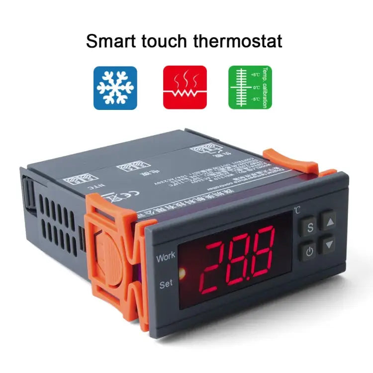 MH-1210W Digital LCD Temperature Controller Thermocouple Thermostat Regulator with Sensor Termometer Temperature Range: