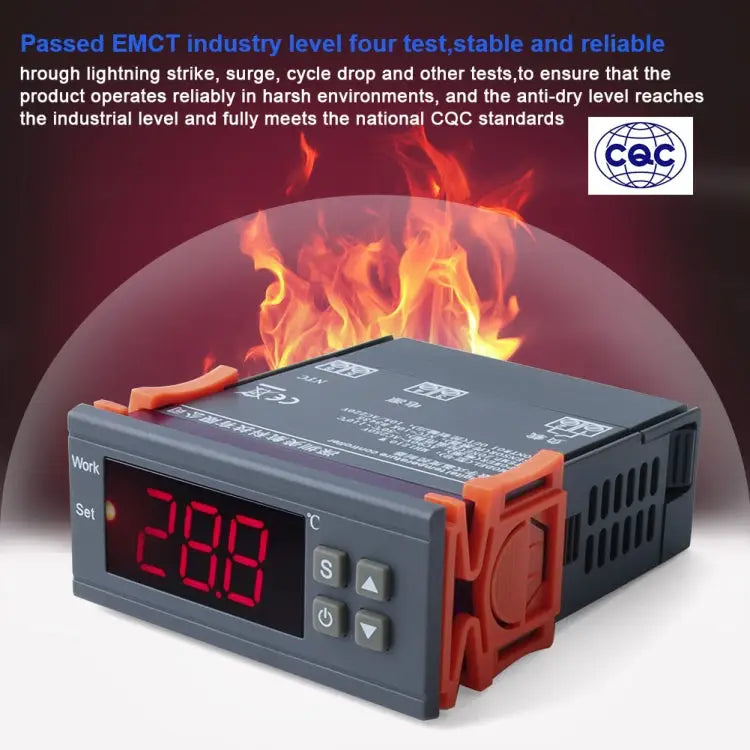 MH-1210W Digital LCD Temperature Controller Thermocouple Thermostat Regulator with Sensor Termometer Temperature Range: