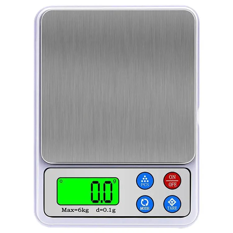 MH-555 6Kg x 0.1g High Accuracy Digital Electronic Portable Kitchen Scale Balance Device with 2.2 inch LCD Screen