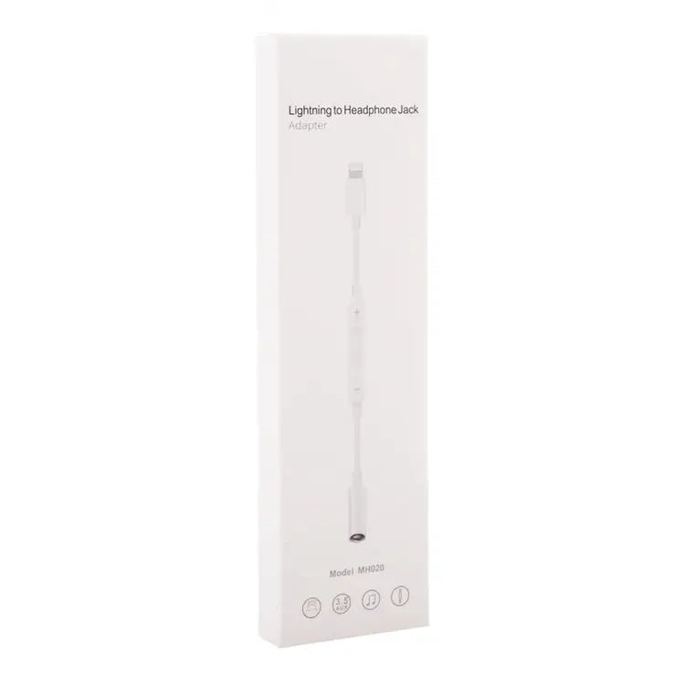 MH020 8 Pin to 3.5mm Headphone Jack Adapter Support Self-timer / Song / Line Control
