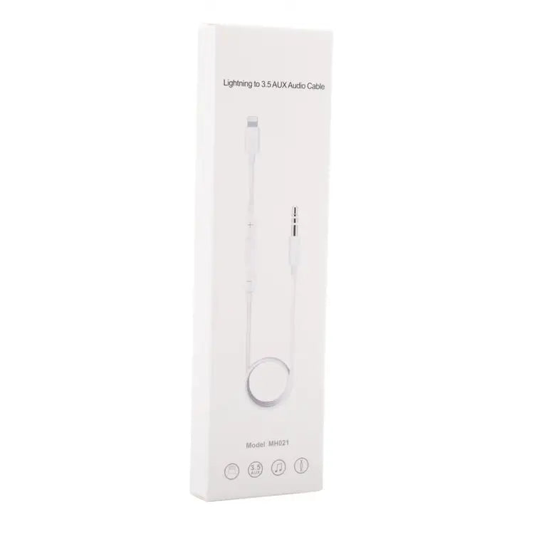 MH021 1m 8 Pin to 3.5mm AUX Audio Cable Support Line Control - MH021