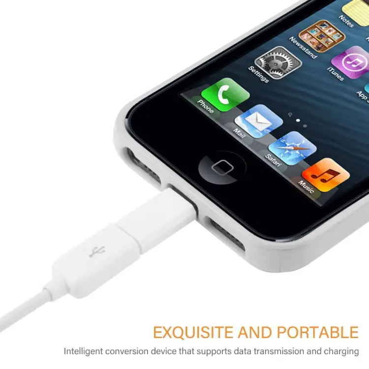 Micro 5 Pin USB to 8 Pin Charge & Data Transfer Adapter - Micro 5 Pin USB