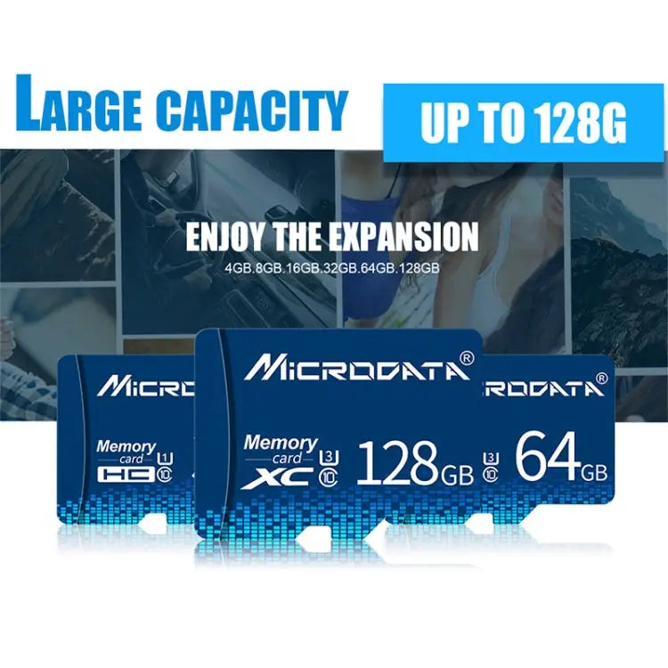 MICRODATA 16GB U1 Blue TF(Micro SD) Memory Card - 16GB