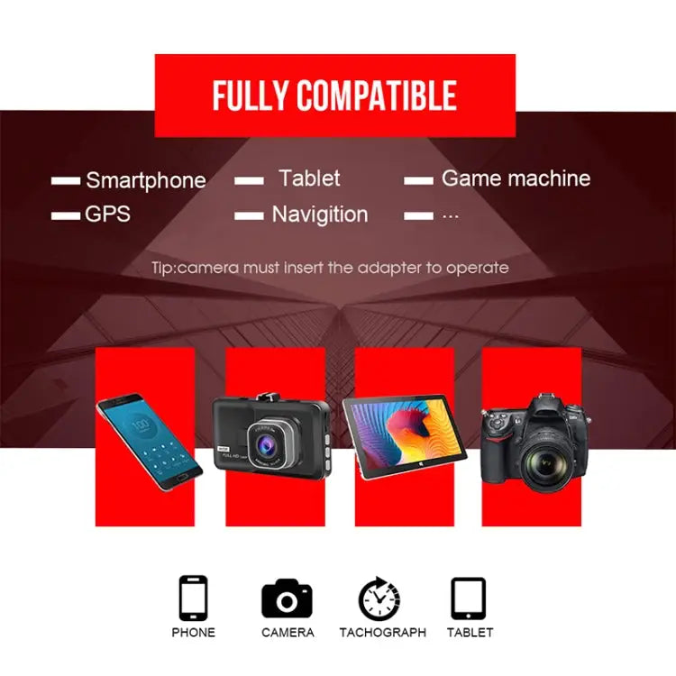 MICRODATA 16GB U1 Red and Black TF(Micro SD) Memory Card 16GB - 16GB