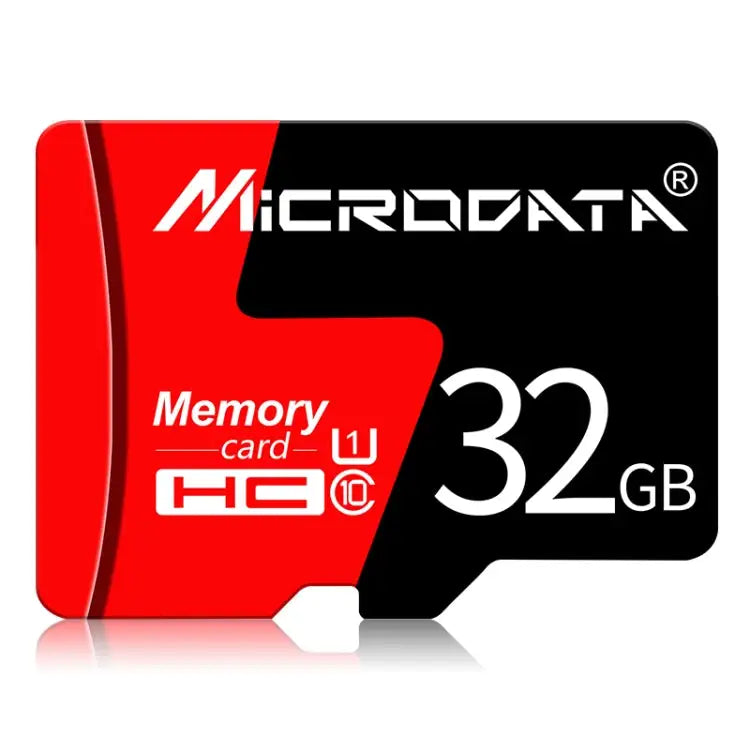 MICRODATA 32GB U1 Red and Black TF(Micro SD) Memory Card 32GB - 32GB