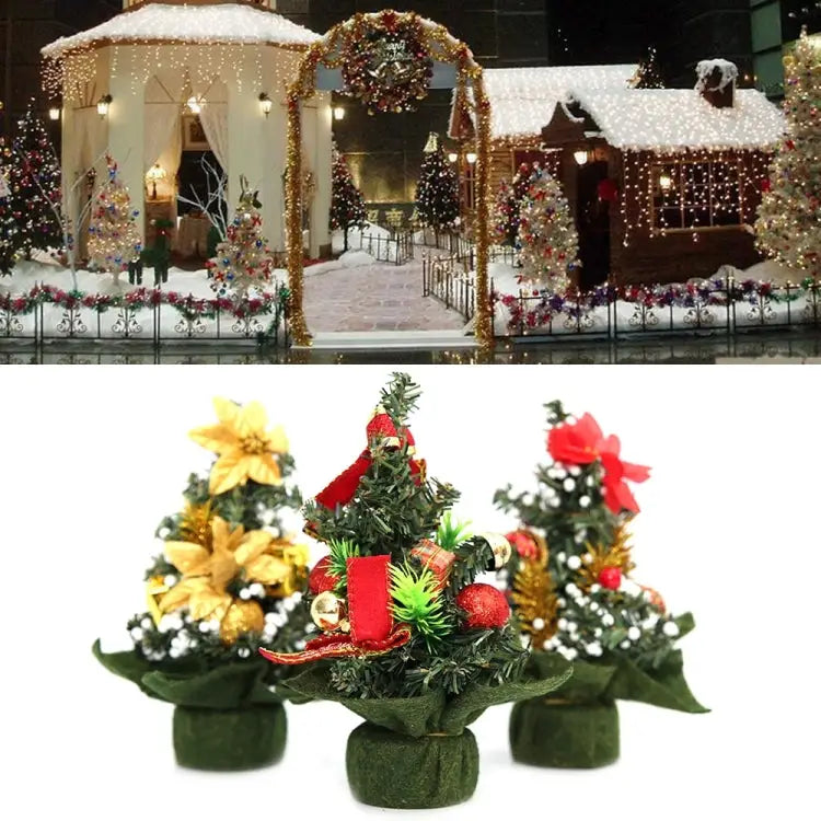 Mini Christmas Trees Xmas Decorations Size: 20 * 18cm 20cm - 20cm