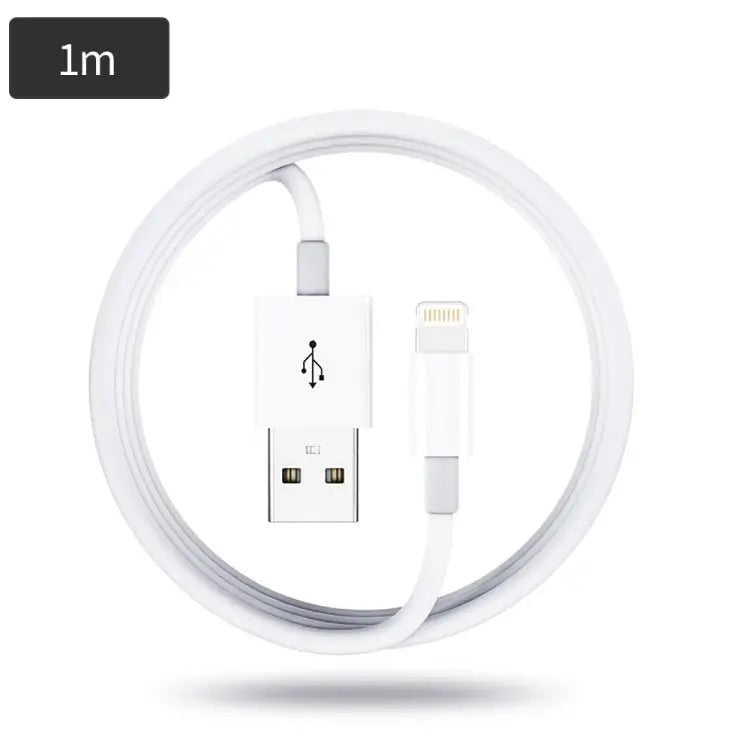 Mini Dual Port USB Charger with USB to 8 Pin Data Cable AU Plug - AU Plug + 8 Pin Cable