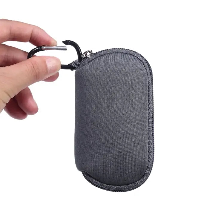 Mini Elastic Waterproof Nylon Earphone Protective Bag for AirPods Pro with Hook - Grey - Apple Accessories