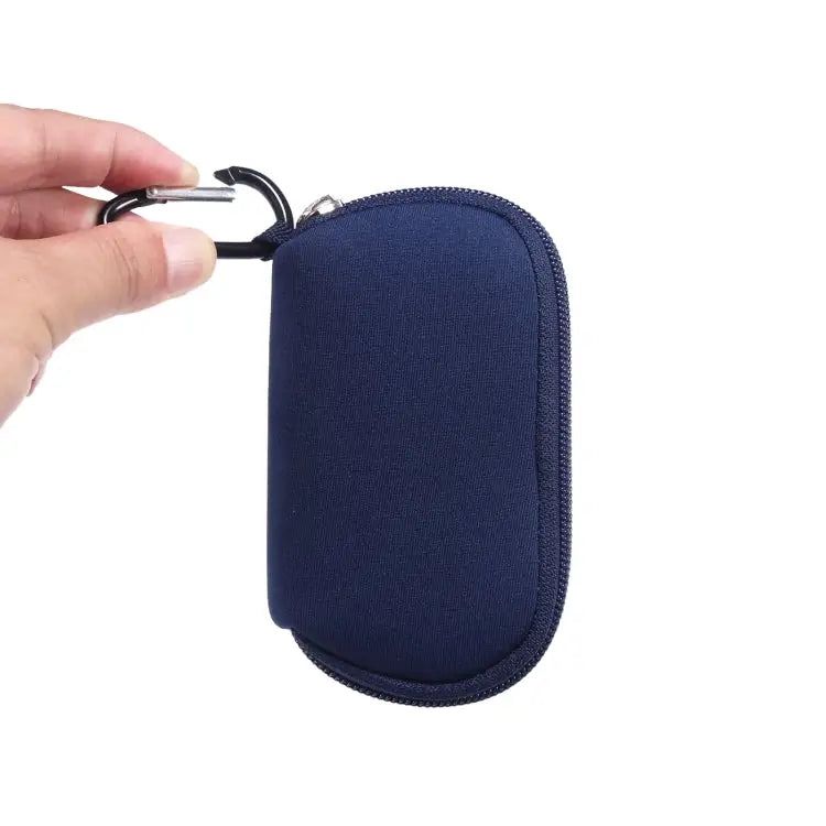 Mini Elastic Waterproof Nylon Earphone Protective Bag for AirPods Pro with Hook - Royal Blue - Apple Accessories