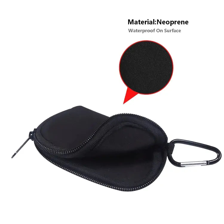 Mini Elastic Waterproof Nylon Earphone Protective Bag for AirPods Pro with Hook - Apple Accessories