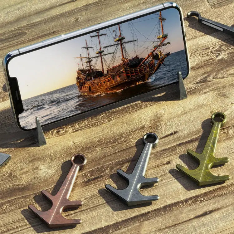 Mini Lazy Desktop Mobile Phone Bracket Multifunction Magnetic Anchor Tablet Stand Retro Gold Retro Silver Retro Copper