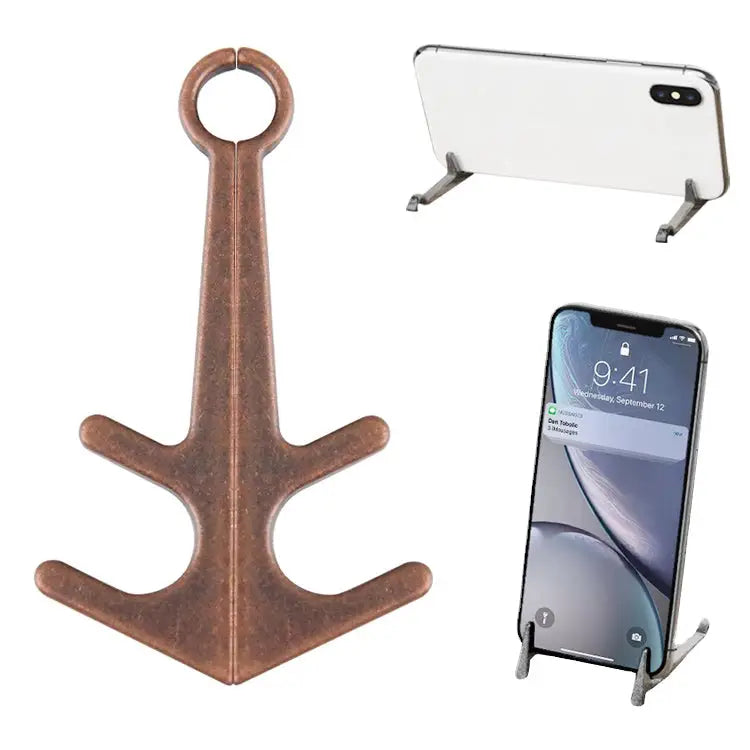 Mini Lazy Desktop Mobile Phone Bracket Multifunction Magnetic Anchor Tablet Stand Retro Gold Retro Silver Retro Copper