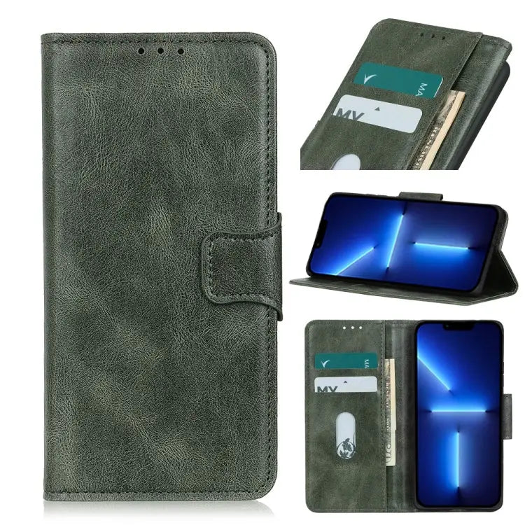 Mirren Crazy Horse Texture Horizontal Flip Leather Case with Holder & Card Slots & Wallet For iPhone 13 mini For iPhone