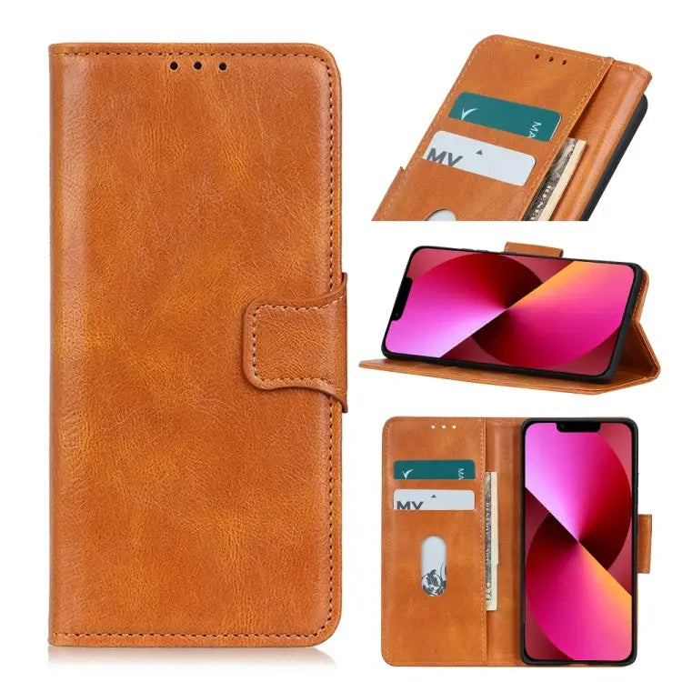 Mirren Crazy Horse Texture Horizontal Flip Leather Case with Holder & Card Slots & Wallet For iPhone 13 mini For iPhone