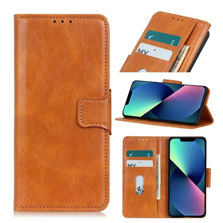 Mirren Crazy Horse Texture Horizontal Flip Leather Case with Holder & Card Slots & Wallet For iPhone 13 mini For iPhone