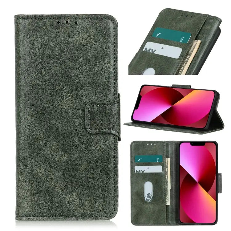Mirren Crazy Horse Texture Horizontal Flip Leather Case with Holder & Card Slots & Wallet For iPhone 13 mini For iPhone