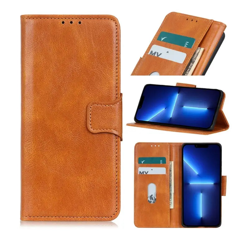 Mirren Crazy Horse Texture Horizontal Flip Leather Case with Holder & Card Slots & Wallet For iPhone 13 mini For iPhone