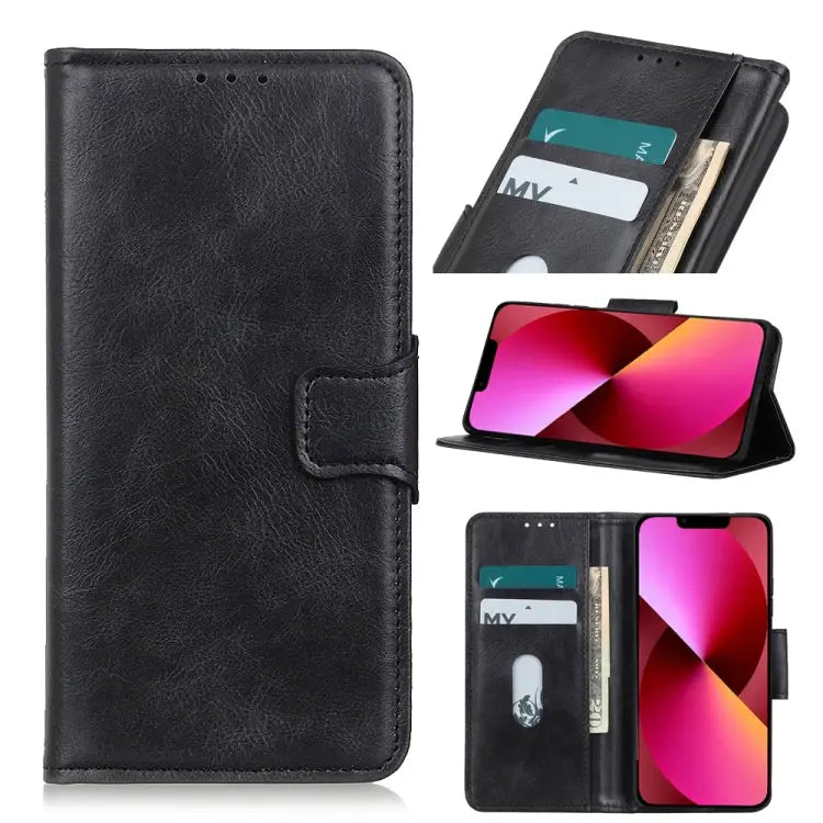 Mirren Crazy Horse Texture Horizontal Flip Leather Case with Holder & Card Slots & Wallet For iPhone 13 mini For iPhone