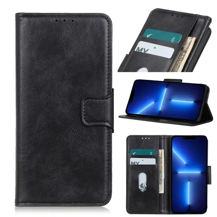 Mirren Crazy Horse Texture Horizontal Flip Leather Case with Holder & Card Slots & Wallet For iPhone 13 mini For iPhone