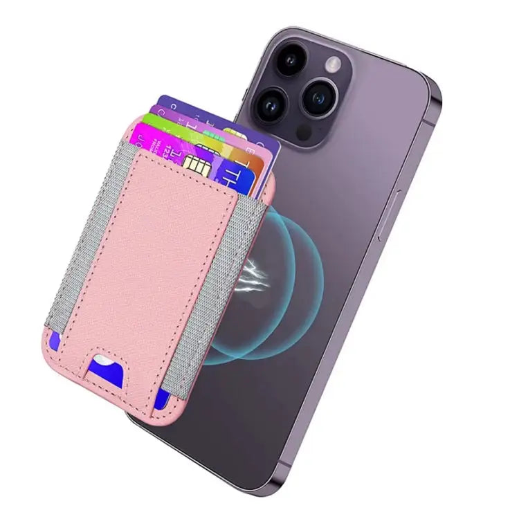 Mobile Phone MagSafe Wallet Elastic Retractable Card Holder - Apple Accessories