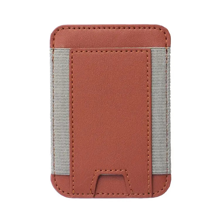 Mobile Phone MagSafe Wallet Elastic Retractable Card Holder - Ochre Red - Apple Accessories