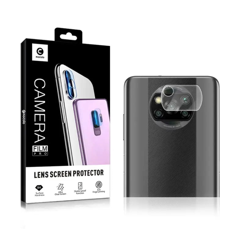mocolo 0.15mm 9H 2.5D Round Edge Rear Camera Lens Tempered Glass Film for Xiaomi POCO X3 NFC For Xiaomi POCO X3 NFC