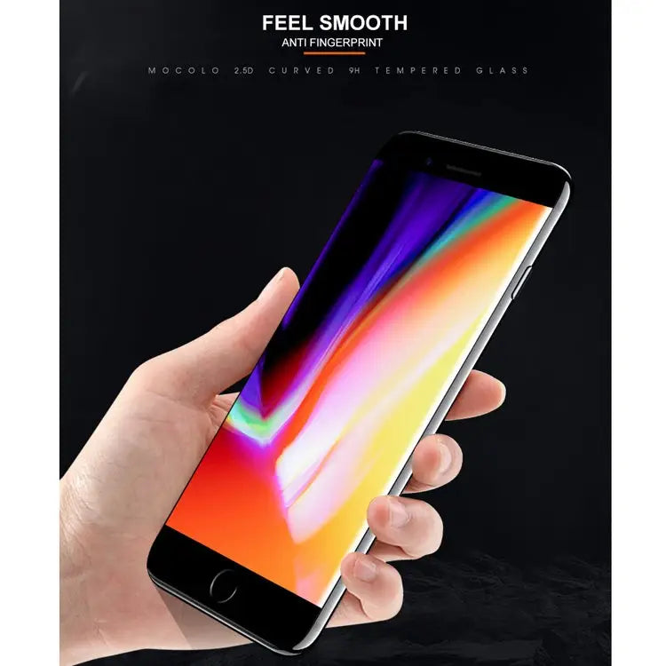 mocolo 0.33mm 9H 2.5D Silk Print Tempered Glass Film for iPhone 8 Plus & 7 Plus - iPhone 8 Plus & 7 Plus