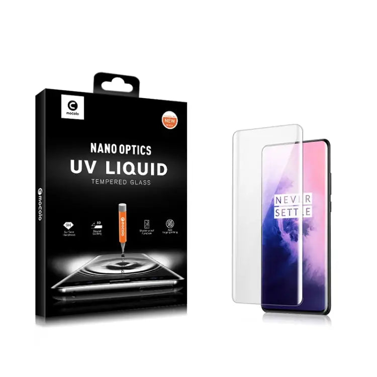 mocolo 9H 3D Full Screen UV Screen Film for Oneplus 7 Pro (Transparent) For OnePlus 7 Pro - For OnePlus 7 Pro
