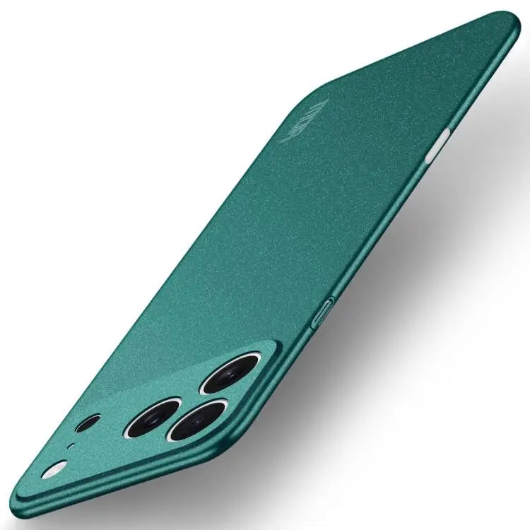 MOFI Fandun Series Frosted PC Ultra-thin All-inclusive Phone Case - For iPhone 17 Pro Max / Green - Apple Accessories