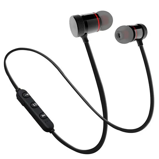 MoreBlue S07 Wireless Bluetooth Earphones Metal Magnetic Stereo Bass Headphones Cordless Sport Headset Earbuds