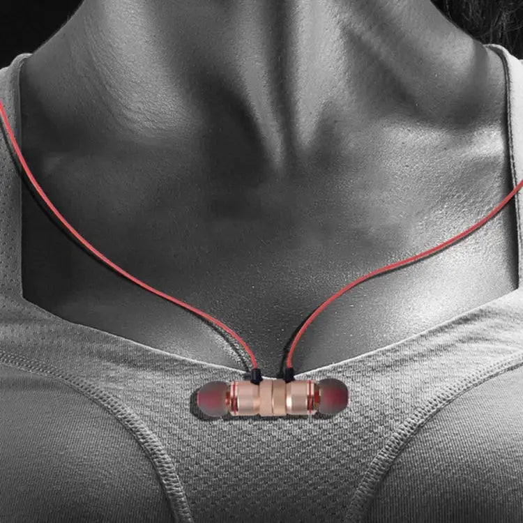 MoreBlue S07 Wireless Bluetooth Earphones Metal Magnetic Stereo Bass Headphones Cordless Sport Headset Earbuds