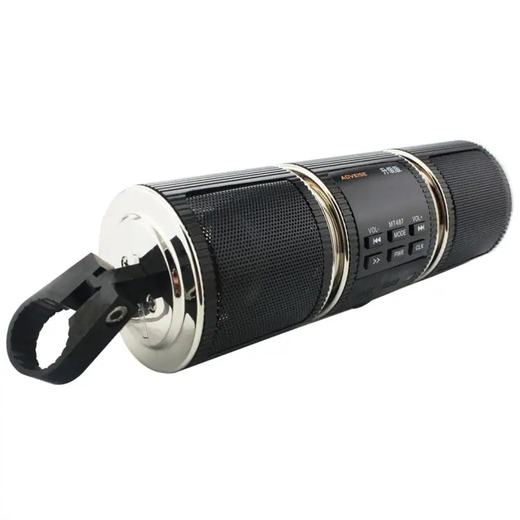 Motorcycle Waterproof Aluminum Shell Bluetooth Handle Stereo Speaker Support BT/MP3/FM/TF