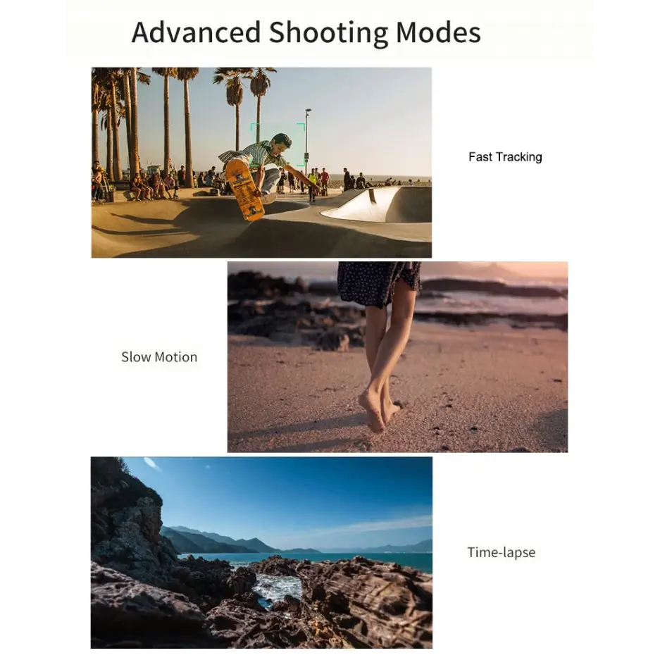 MOZA Mini MX 3 Axis Foldable Handheld Gimbal Stabilizer for Action Camera and Smart Phone - Mini MX