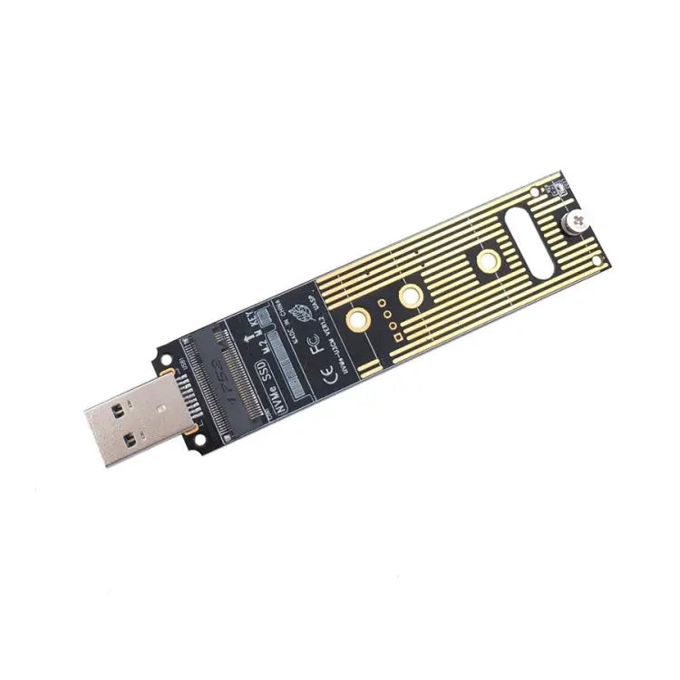 MSA7780 M.2 NVME PCI-E SSD to USB 3.1 Type-A Plug-in Adapter Card NGFF to USB Type-A - NGFF to USB Type-A