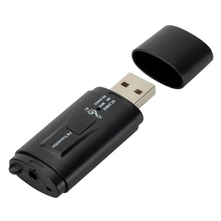 MSD128 2 in 1 USB Car Bluetooth Hands-free Call FM Transmitter with 3.5mm AUX Interface MSD128 - MSD128