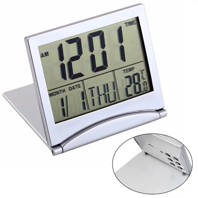 MT-033 LCD Display Portable Folding Digital Travel Temperature Alarm Clock MT-033 - MT-033