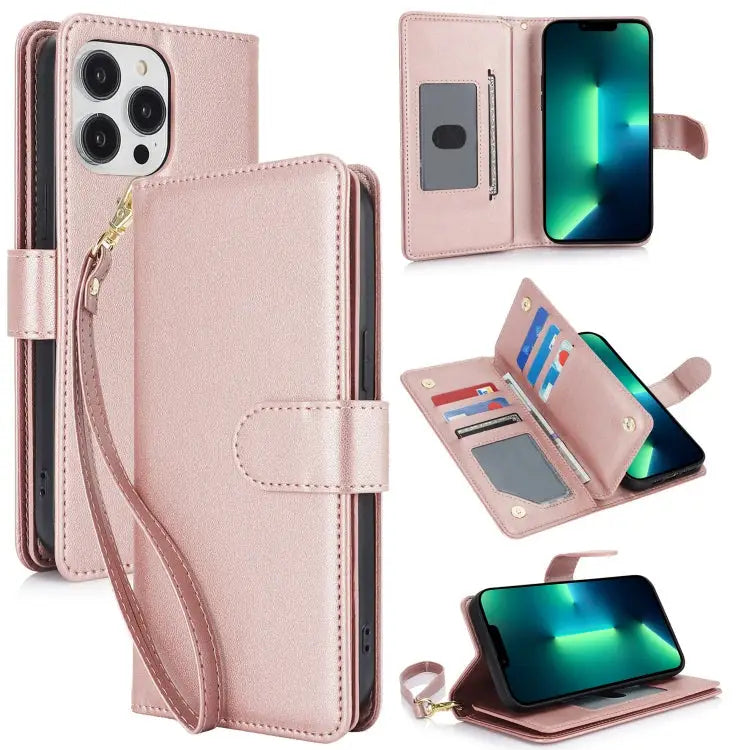 Multi-Card Wallet RFID Leather Phone Case For iPhone 11 Pro Max For iPhone 11 For iPhone 11 Pro - For iPhone 13 Pro